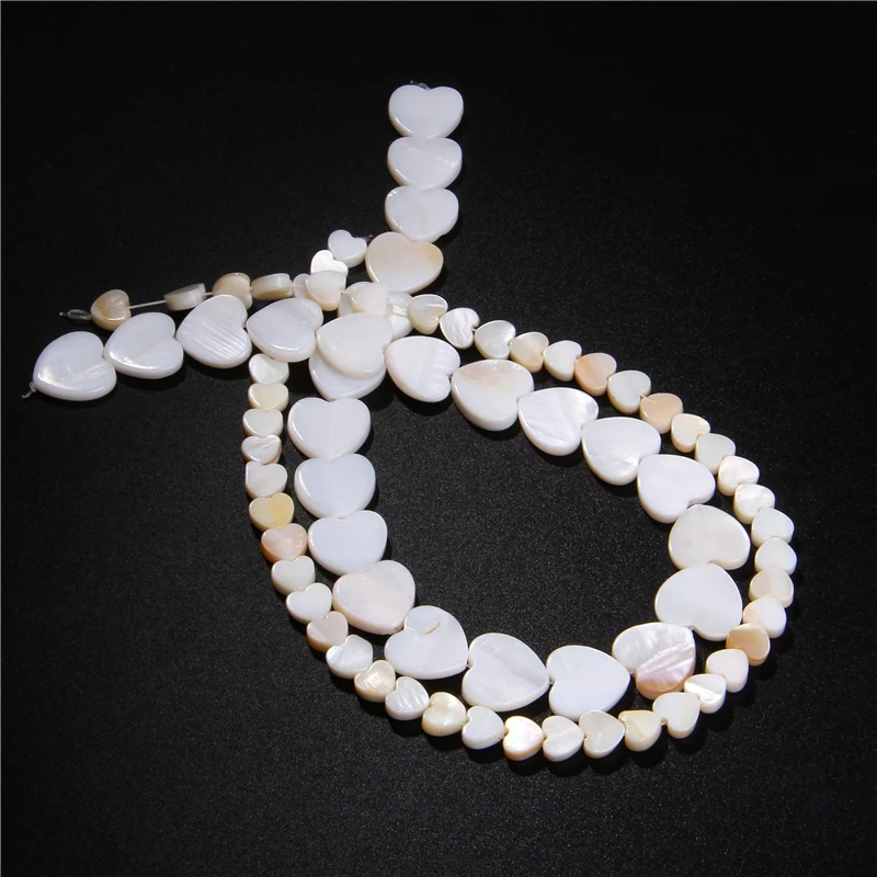 

Cross Round Cowrie Shell Heart Geometric Mother of Pearl Spacer Beads For Handmade Necklace Bracelet DIY Jewelry Making