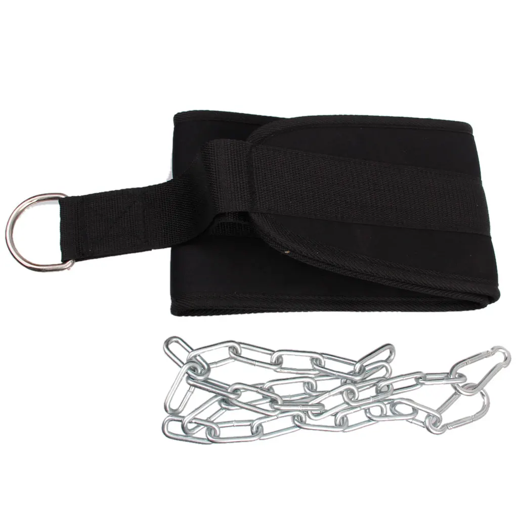 Exercising Pull Up Belt Bodybuilding Weight Dip Lifting Chain