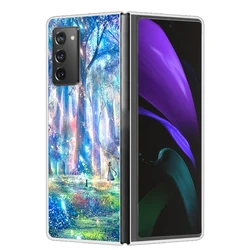 Stylish Painted Hard Phone Case for Galaxy Z Fold2 (35)