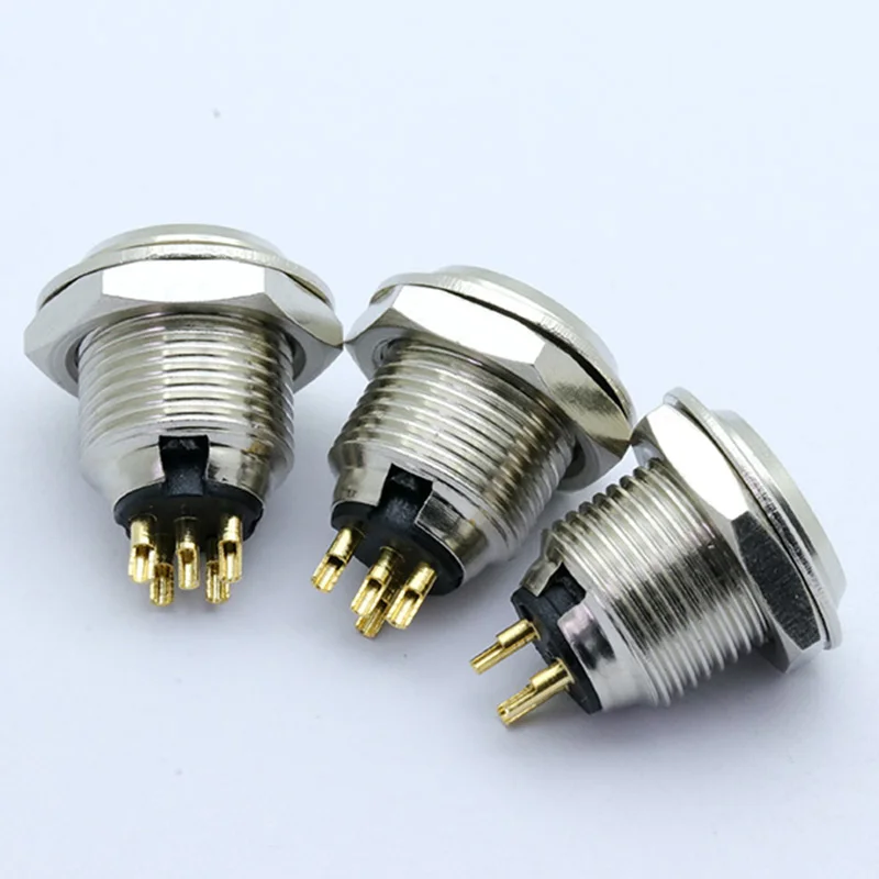 10 шт. мини XLR 3 4 5 Pin папа Шасси Панель Разъем маленький Аудио Микрофон разъем для