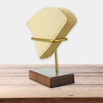 

Wooden V60 coffee Filter Paper Rack Filtering Paper Storage Holder Stand Coffee Tools Household Coffee Accessories For Barista
