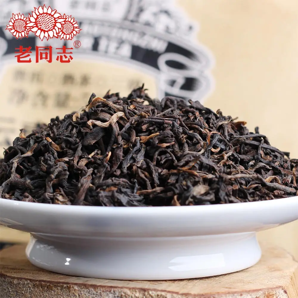 YUNNAN LAOTONGZHI Haiwan 2018 Pu erh AAA Yunnan созревший пуэр 500 г| |