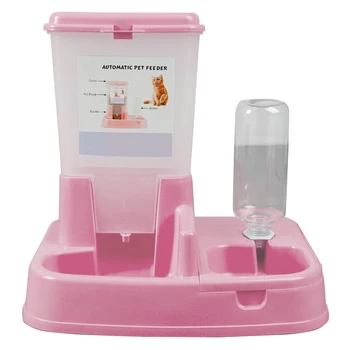 

Automatic Pet Feeder Detachable Food Dispenser Water Bottle Cats Dogs Feeding Tool Pet Products Cats Dog Supplies-ABUX