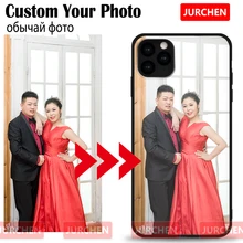 JURCHEN Custom Phone Case For iPhone 12 Mini 11 Pro Max SE 2020 8 7 6 5 Plus Case Customized For iPhone X XR XS Max Cover Photo