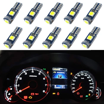 

WLJH 24pcs T5 Dash LED Car Light Bulb Instrument Panel Lamp Gauge Cluster Wedge LEDs for Jeep Compass Wrangler Commander Patriot