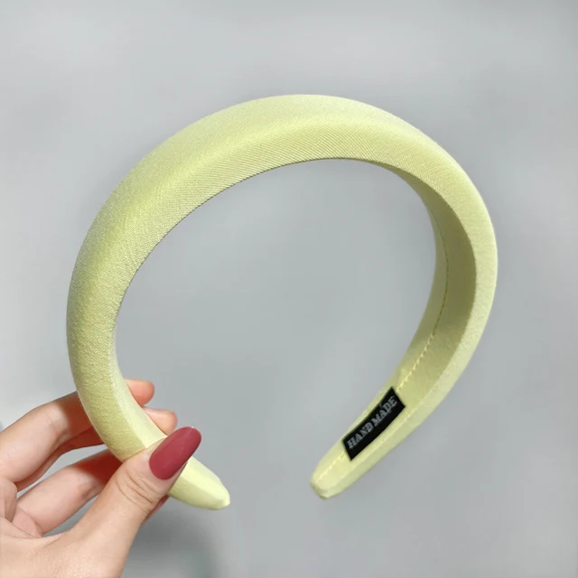 New Padded Headbands Women Wide Bezel Hairbands Thick Velvet Hair Hoop Girls Sponge Non-slip Hairband Fashion Hair Accessories 5