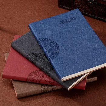 

Vintage Soft Leather Notepad Business Notebook A5 Notebook Enterprise