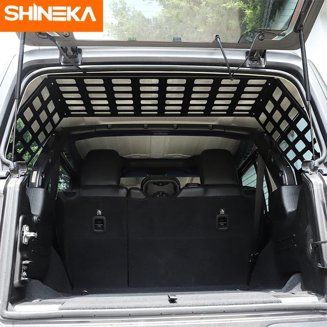 SHINEKA – étagère de rangement pour coffre de voiture, étagère à bagages, 4  portes, accessoires pour Jeep Wrangler JL 2018 2019 2020 2021 2022 -  AliExpress