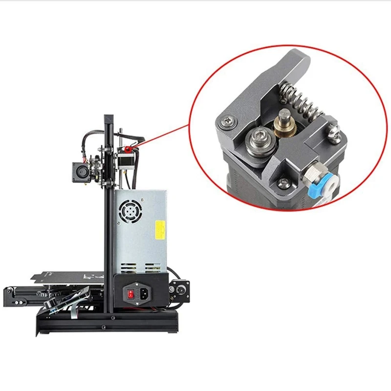 Для Creality Upgrade алюминиевый Боуден пресс и 24V Hotend набор Козерога PTFE Бурдон трубка