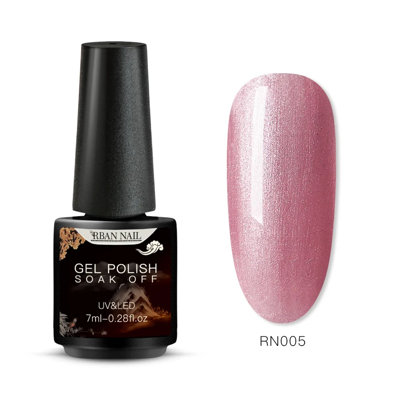 S05628 RBAN NAIL 6 мл розовый магнитный кошачий глаз гель лак для ногтей Sock Off длительный УФ-гель лак для нейл-арта маникюрный лак Инструменты - Цвет: S05628
