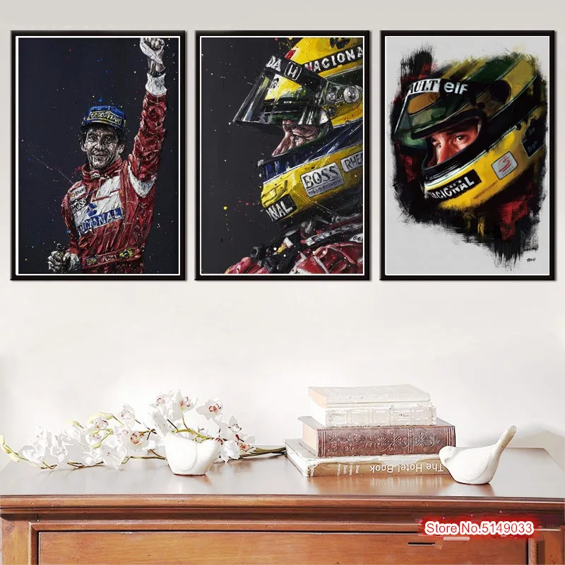 

Diamond Painting Ayrton Senna F1 Legend Champion Race Car Diamond Embroidery Cross Stitch Diamond Mosaic Rhinestones Pictures