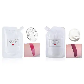 

Hot Clear Lip Gloss Base Oil Not Sticky DIY Lip Stick Base Gloss Material Gel Lipgloss For Lip Lipstick Handmade Makeup Z1P4