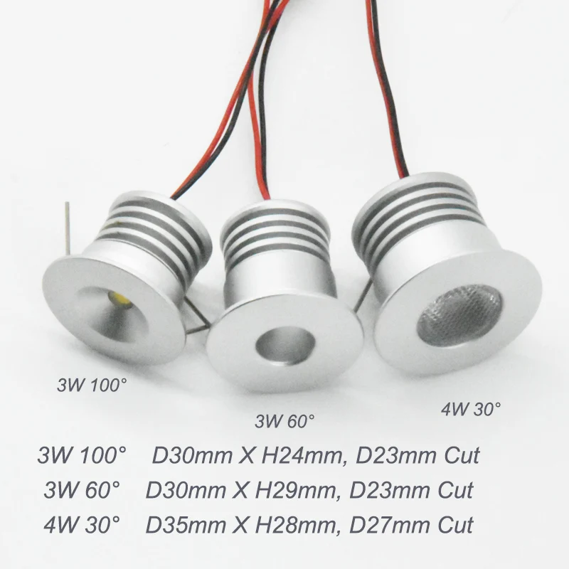 Luzes embutidas de LED