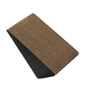 

1pc Cat Scratcher Cardboard Triangle Grinding Claw Plate Scratching Posts Corrugated Paper Plate Claw Plate Toy for Kitten