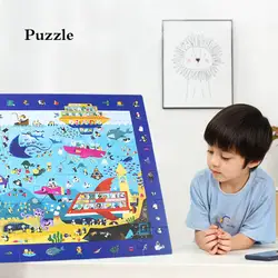 Головоломка Дети Развивающие головоломки игрушки для детей мультфильм ручная роспись познавательная головоломка большой творческой
