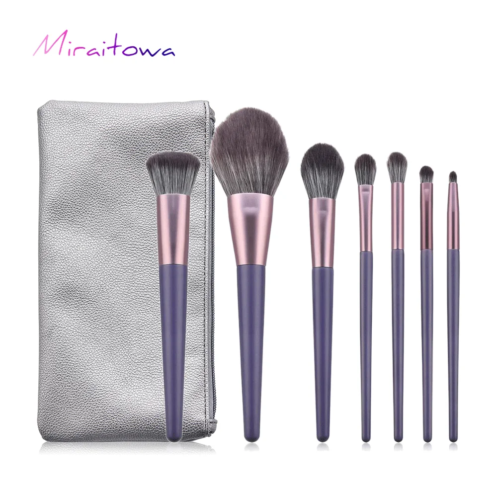 

Miraitowa Luxury Makeup Brushes Set For Foundation Powder Blush Eyeshadow Concealer Lip Eye Make Up Brush Cosmetics Beauty Tools