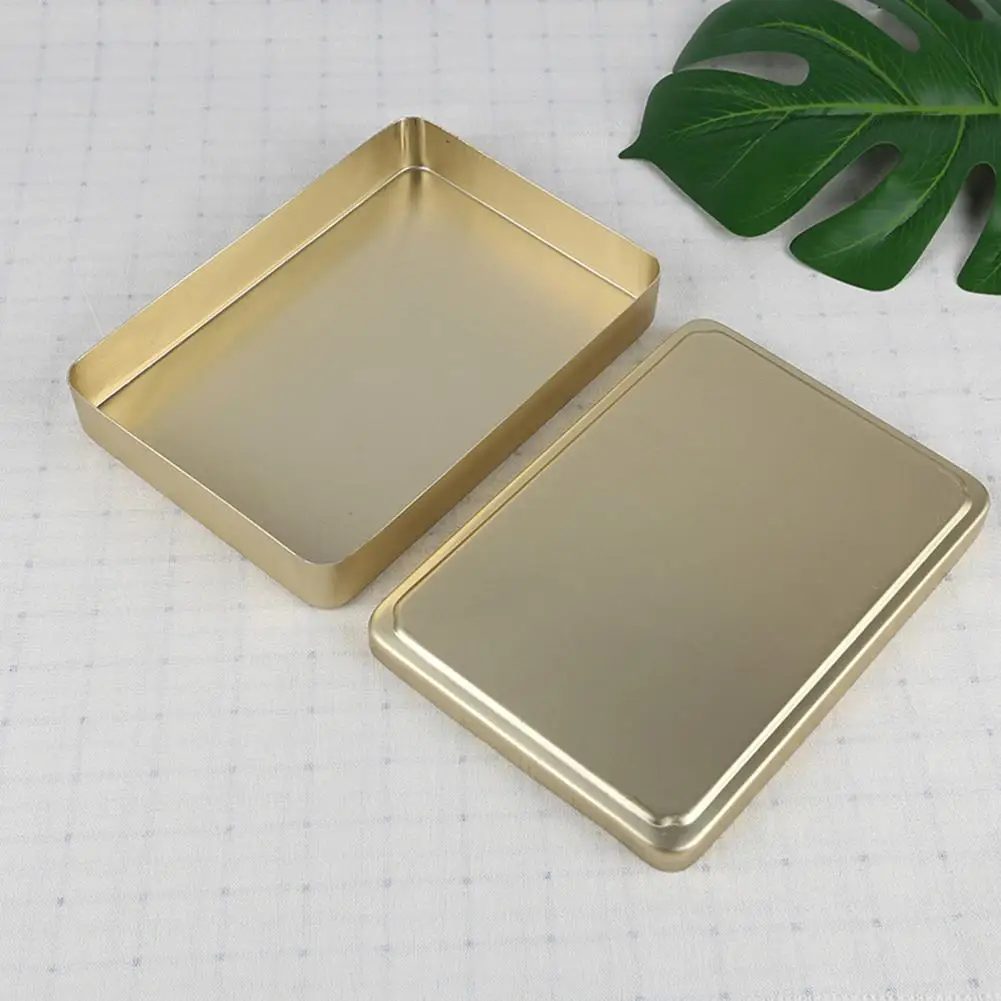 Aluminum Rectangle Single-layer School Lunch Box Food Snack Storage Container | Дом и сад