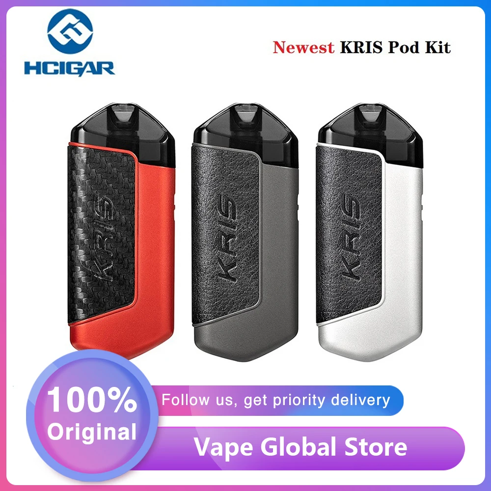 Новый оригинальный комплект Hcigar KRIS Pod аккумулятор 650 мА/ч и картридж 2 мл набор для