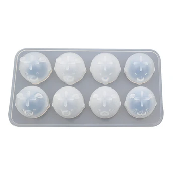 

1pcs 3D Pig Resin Mold For DIY Jewelry Decorate Making UV Resin Jewelry Liquid Silicone Mold