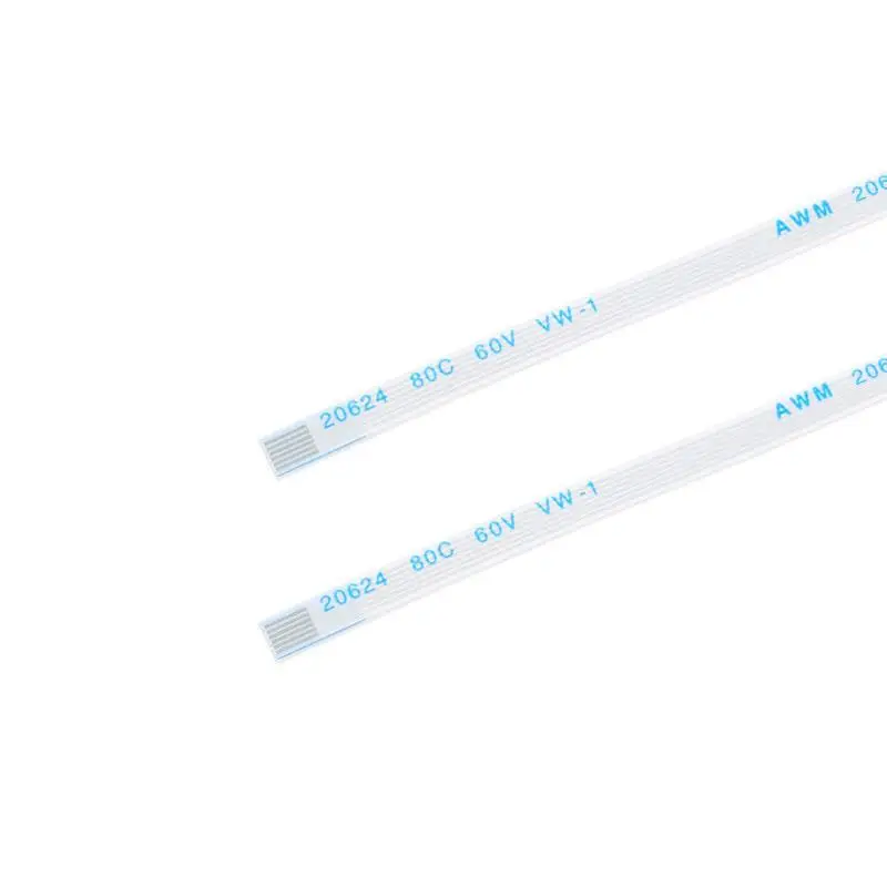10PCS 6 Pin FPCFFC Ribbon Flexible Flat Cable 0.5MM Pitch With 6101520253040CM Length Reverse Direction Flat Wire Cable (5)