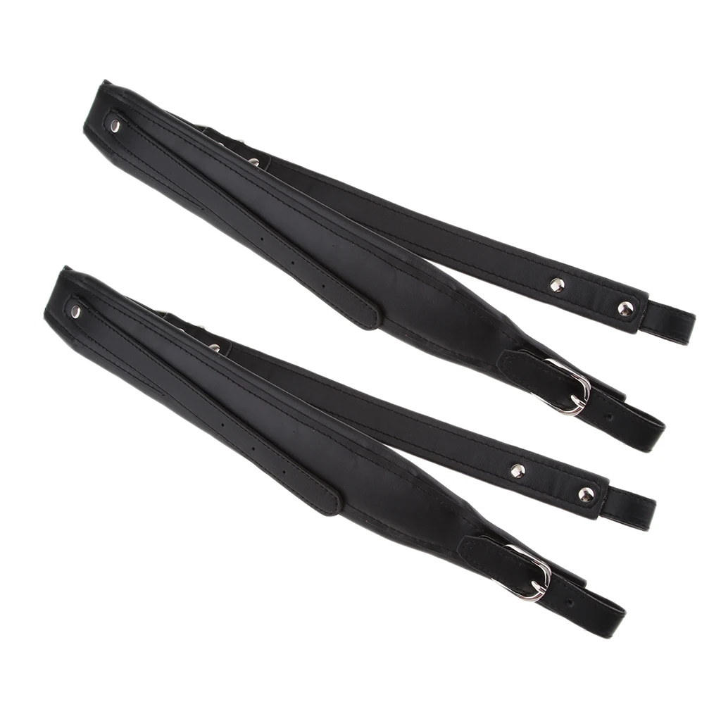 Double Layer Cowhide Accordion Bass Belt Shoulder Strap Instrument Accessory