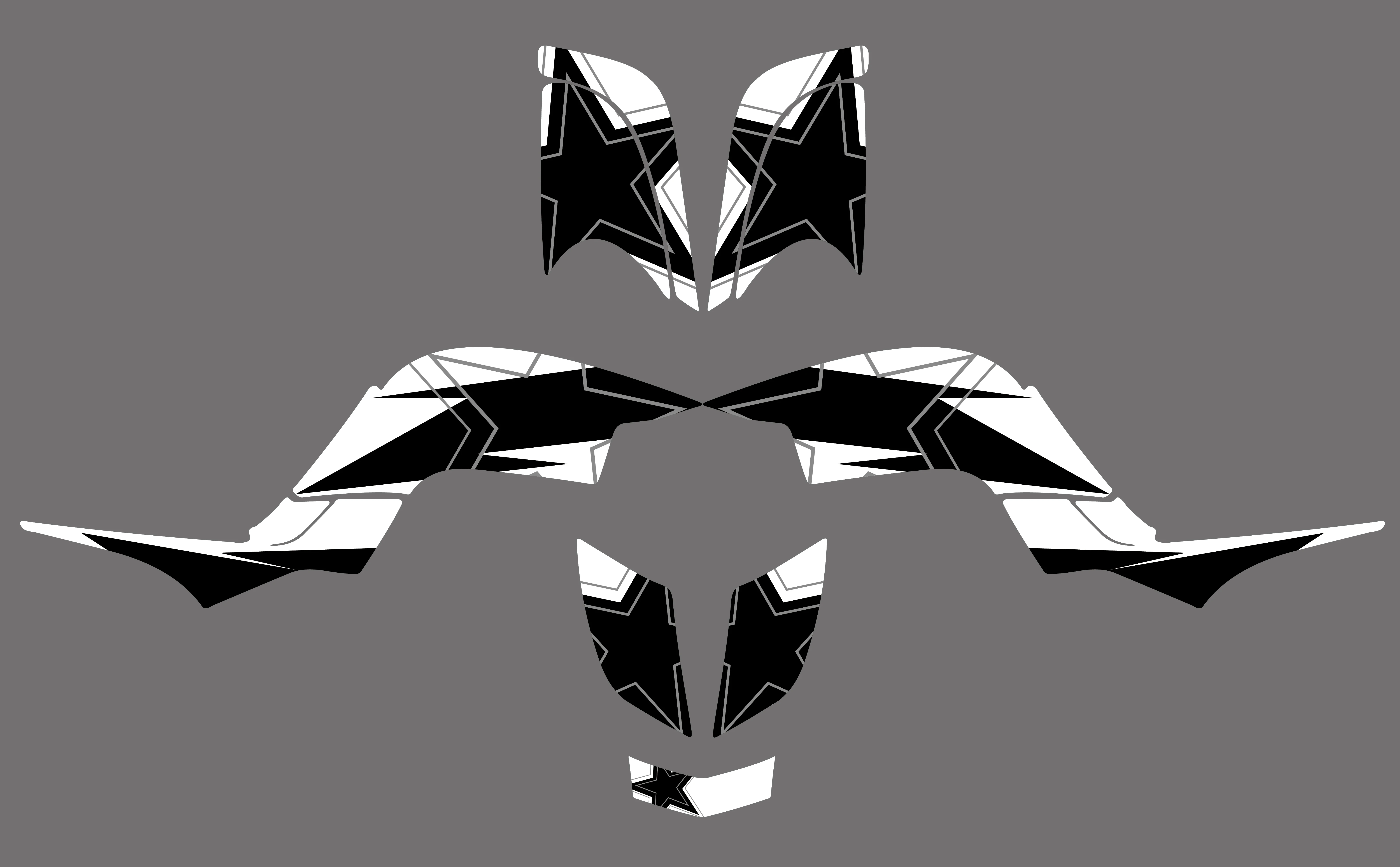 0338 новые стильные наклейки графические наборы подходят для RAPTOR 660 ATV | Автомобили