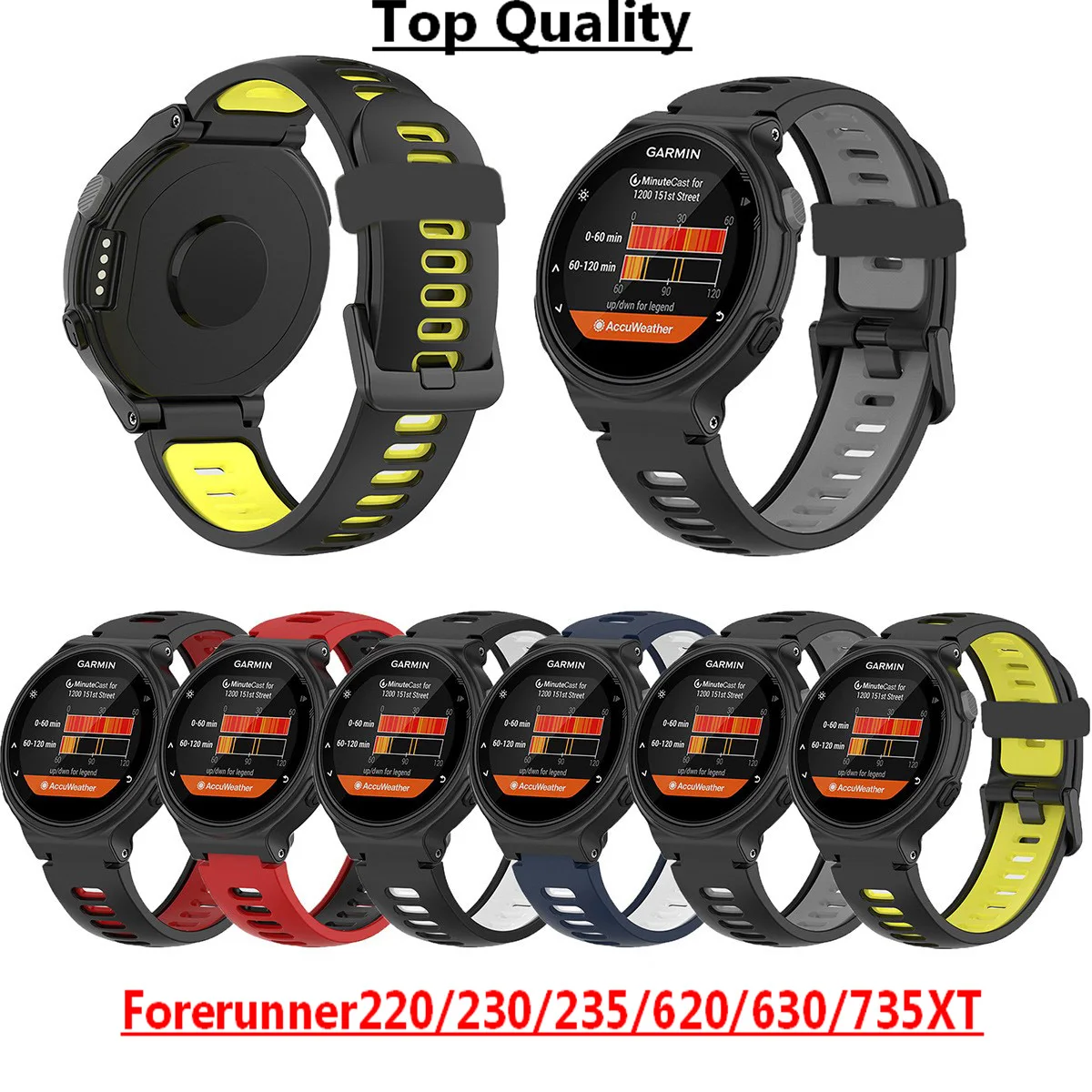Ремешок для наручных часов Garmin Forerunner220/230/235/620/630/735XT сменный ремешок Forerunner |