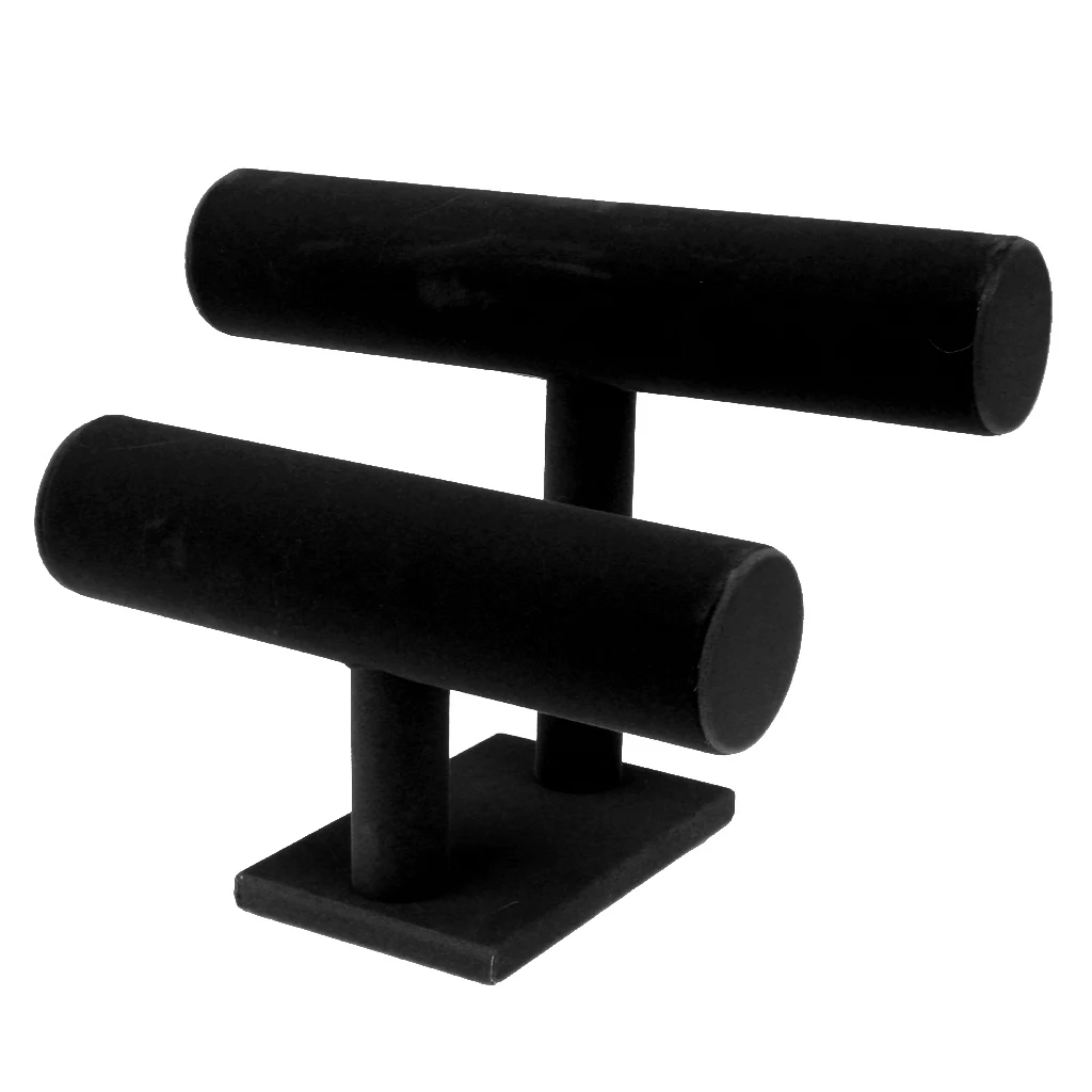 Multi-Tier Jewelry Bracelet Necklace Watch Display Stand/Holder/Shelf T-bar