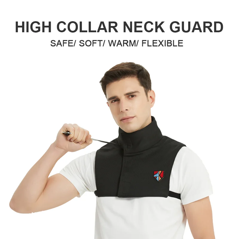 Body Protector Cut& Slash Resistant High Collar Neck Guard Chest Protector Anti-stab Self-defense Body Safety