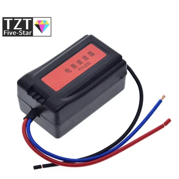 

1Pc DC 12V Power Supply Pre-wired Black Plastic Audio Power Filter for Car VEA22P Filtering For Audio DIY