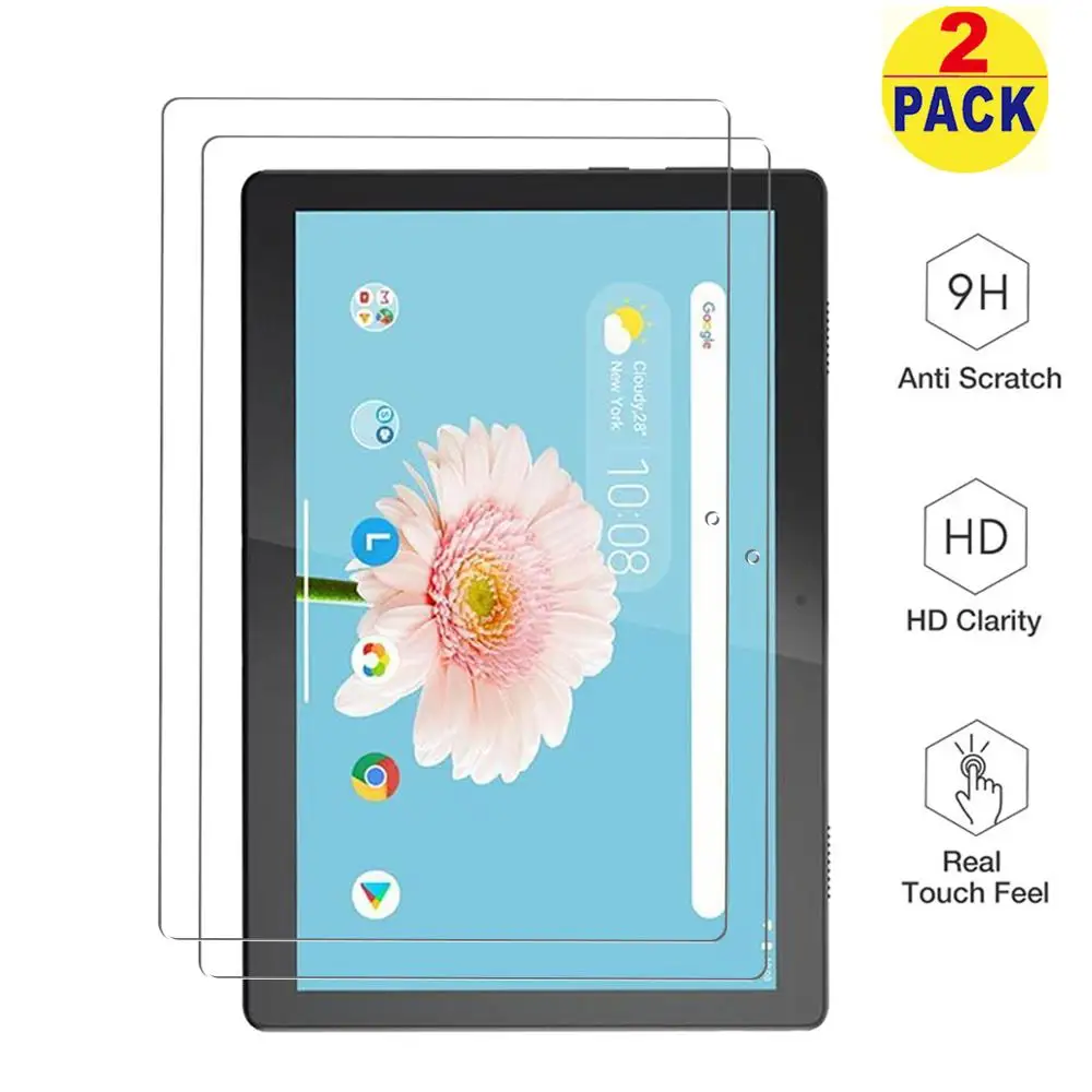 

for Lenovo M10 FHD REL Screen Protector TB-X605FC/ X605LC 2020, HD Clear Anti-Scratch & Scratch Resistant Tempered Glass Film