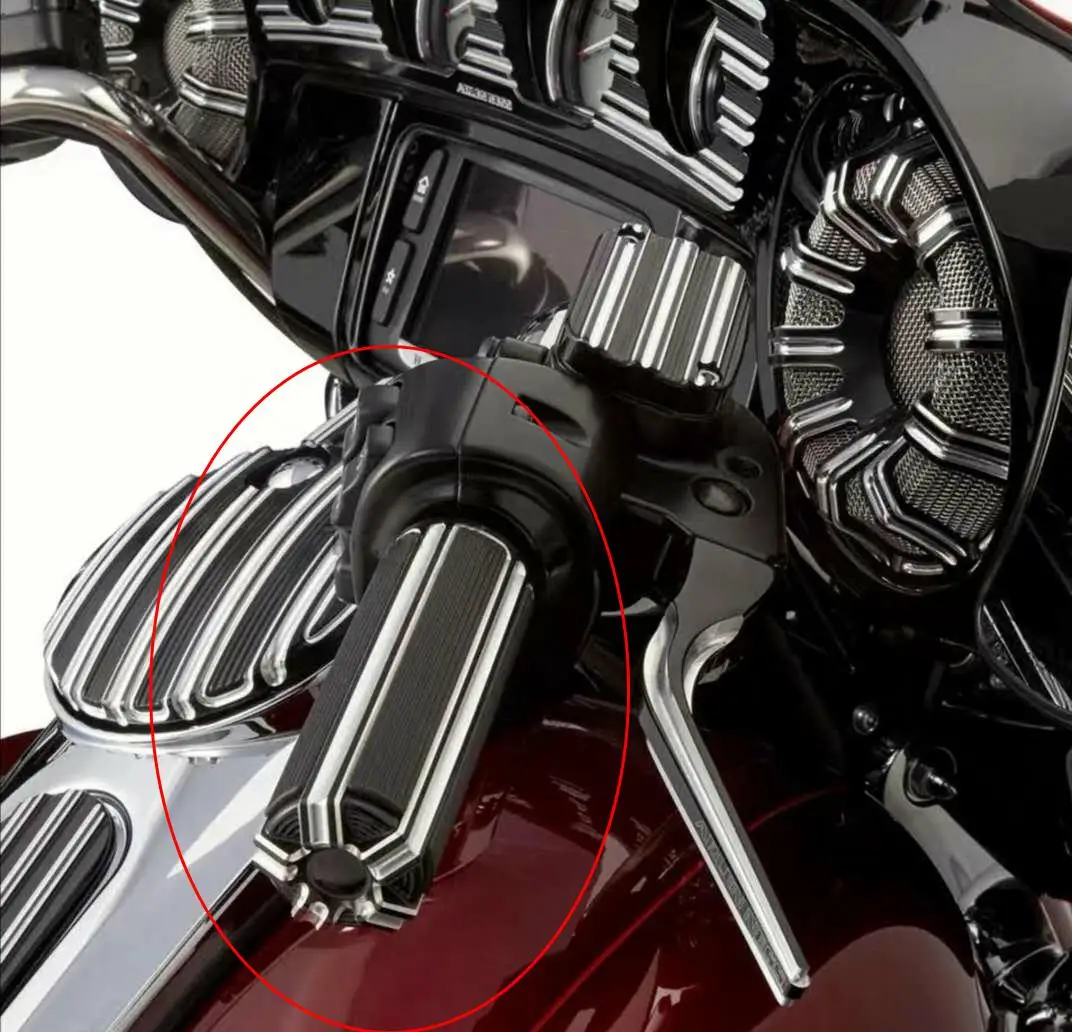 Мотоциклетные 10-Калибр ручки Ness захват для refit Harley Touring Electra Glide Road King FLHX FLHR FLHT FLTR 08-20