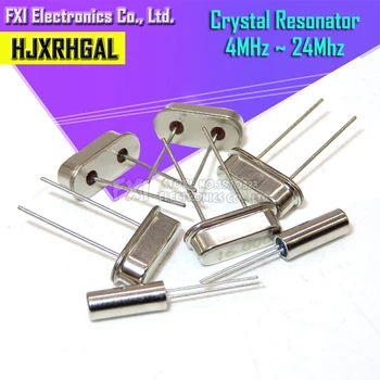 

10PCS 4Mhz 6Mhz 8Mhz 12Mhz 16Mhz 20Mhz 24Mhz 32.768K 2*6 32.768K 3*8 Quartz Crystal Resonator Passive Oscillator HC 49S