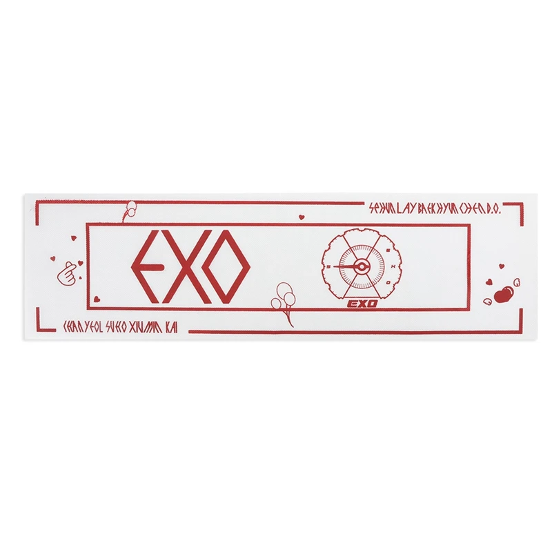 1 шт. K-pop EXO концертная поддержка ручной баннер 5-й альбом не портить мой темп ткань повесить плакат