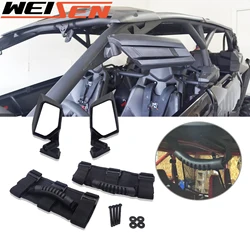 Rétroviseurs latéraux de course UTV avec poignée, pour Can Am Maverick X3 MAX / X RS / DS / MR / Turbo / R 2017 – 2021 