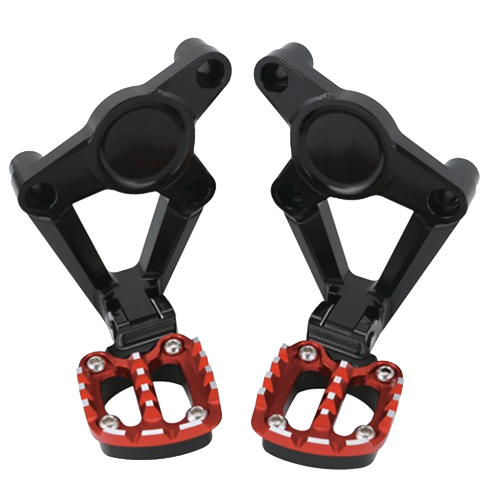 

Motorcycle Sturdy Pedal Aluminum Easy Install Decorative Folding Passenger Replacement Foot Pegs Rear Mount For Honda XADV 750