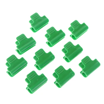 

100Pcs Casing Clip Greenhouse Film Frame Vegetable Fruit Cover Insect-Proof Sunshade Fixing Clip Tool Plastic