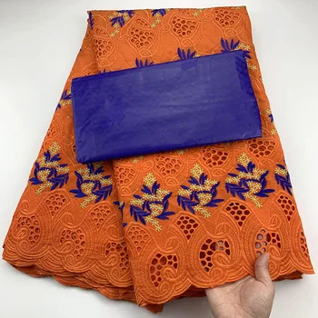 

swiss voile lace in switzerland 2.5+2.5 bazin riche fabric cotton embroidered brocade fabric damask Jacquard lace for party dres