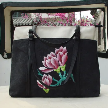 

One-shoulder handbag spring new day hand-painted casual ladies trendy fabric characteristics female bag wild canvas female bag