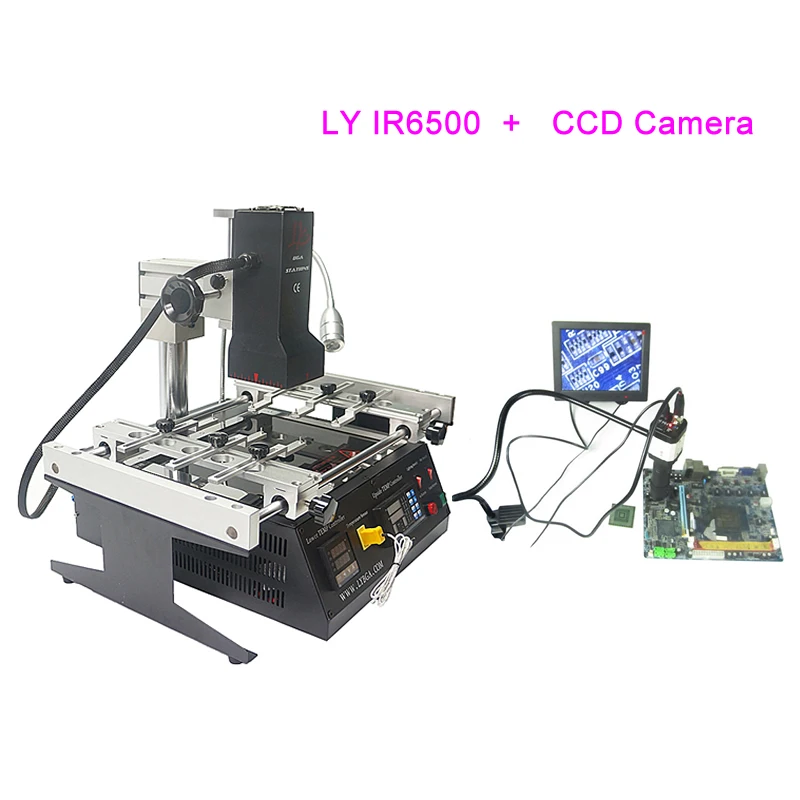 US $742.50 Infrared BGA Rework Station IR6500 SMD Welding Machine With 7150X CCD Camera System 8 Monitor