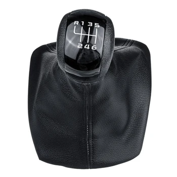 

Car 5 / 6 Speed Gears Shifter Knobs Stick Boot Gaitor Cover For Skoda Octavia MK2 Gear Shift Knob Accessories