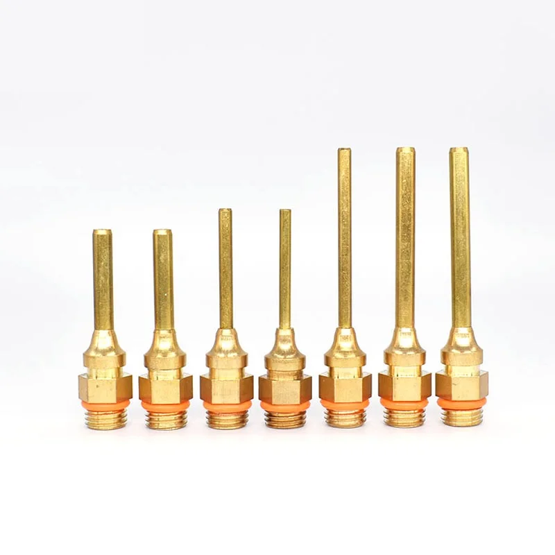 1Pcs Hot Melt Glue Gun Copper Anti-leakage Long Nozzle Large and Small Diameter Nozzle Hot Melt Glue Gun Nozzles 3