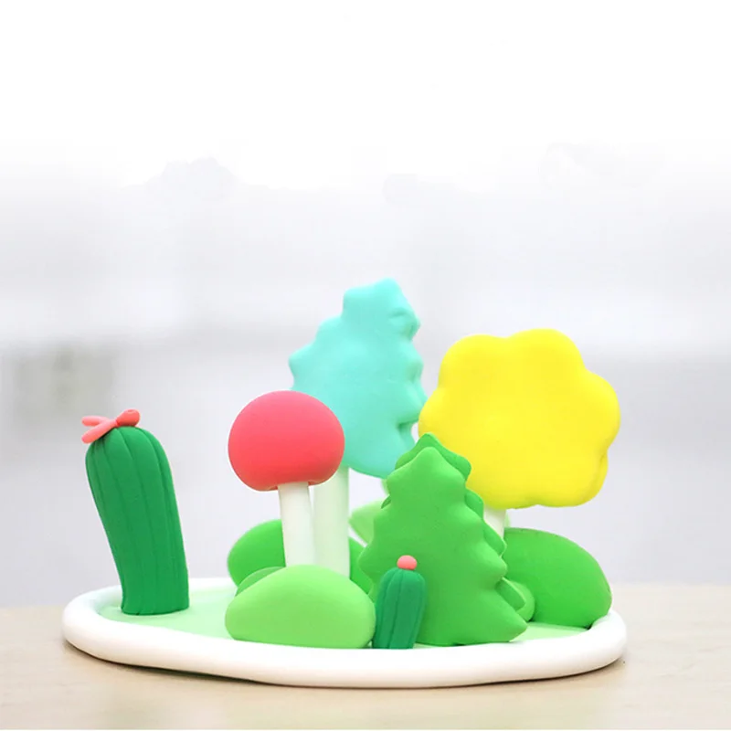 Skup Zabawki edukacyjne dla dzieci super lekka glina duży pakiet 1 kg plastelina środowiskowa 1 kg instrukcja DIY kolorowe błoto WM 07