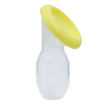 

Mom Breast Feeding One-handed Manual Breast Pump Baby Suction Milk Feeding Saver Bottle Silicone Artifact Nipple Bottle Sucking