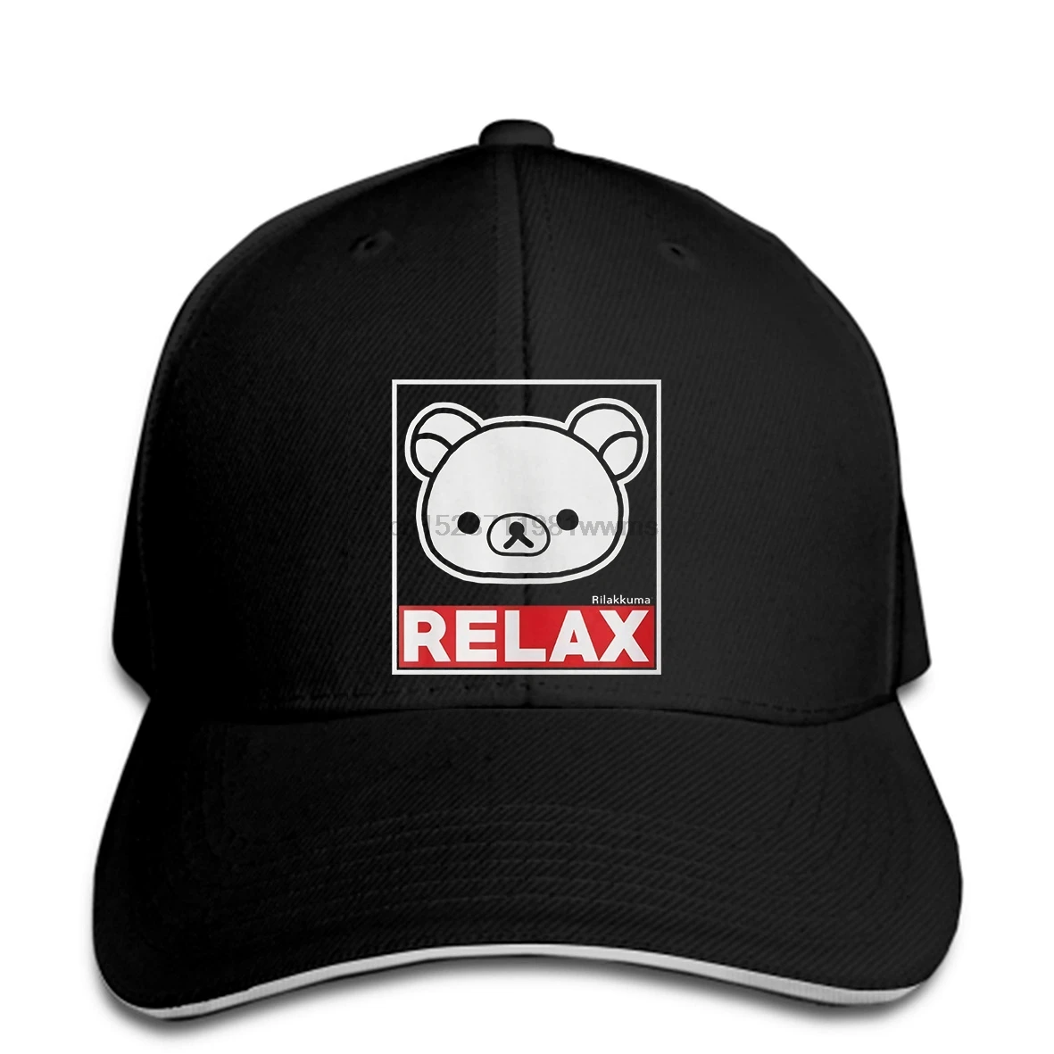 Аниме рилаккума The Bear RELAX бейсболка NWT 100% Лицензированная остроконечная |