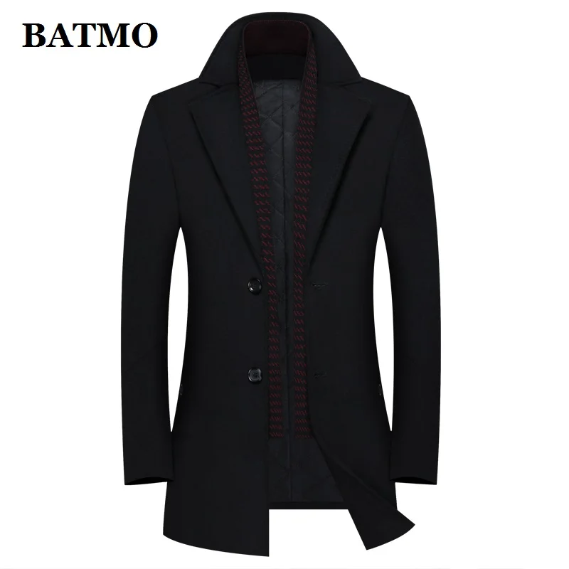 BATMO 2020 new arrival autumn&winter high quality wool casual trench coat men,men's wool coat,plus-size M-4XL 8828 BATMO 2020 new arrival autumn&winter high quality wool casual trench coat men,men's wool coat,plus-size M-4XL 8828