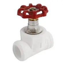 Подача воды 26 мм до 26 мм красный маховик PPR сокет запорный клапан