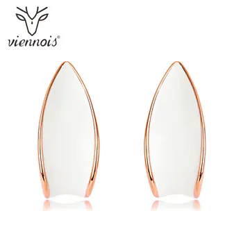 

Viennois Enamel Geometric Statement Earrings Korean Style Sweet Cute Enamel Stud Earrings For Women Fashion Jewelry Korean Style