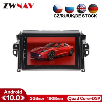 

touch screen Android 10.0 car multimedia player For Toyota Hilux 2015-2018 GPS navi radio Audio stereo head unit wifi free map