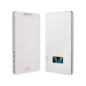 

FL-12 Video Light LED lighting 112 fill Selfie CRI95 light 3300K-5600K for Youtube or whatapp studio light DSLR camera